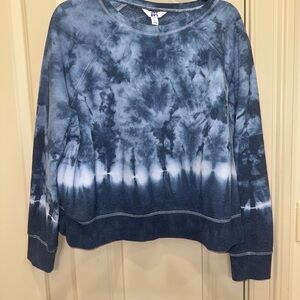 JoyLab Blue Tie-Dye Sweatshirt